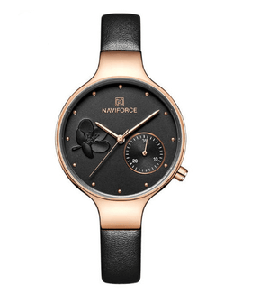 Multifunctional Quartz Leather Band Watch For Women - Yahko Merchandise