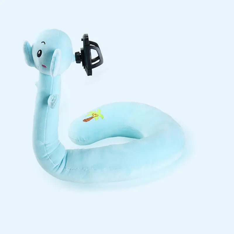 Multifunctional U - Shaped Pillow with Phone Stand - Yahko Merchandise