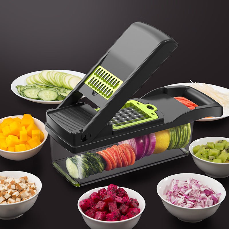 Multifunctional Vegetable Cutter Home Kitchen Slicing And Dicing Fruit Artifact - Yahko Merchandise