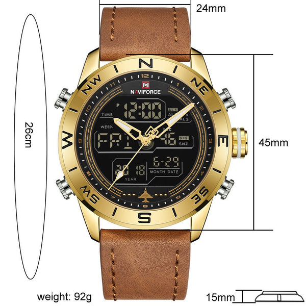 NAVIFORCE Lingxiang 9144 Men's Watch - Yahko Merchandise