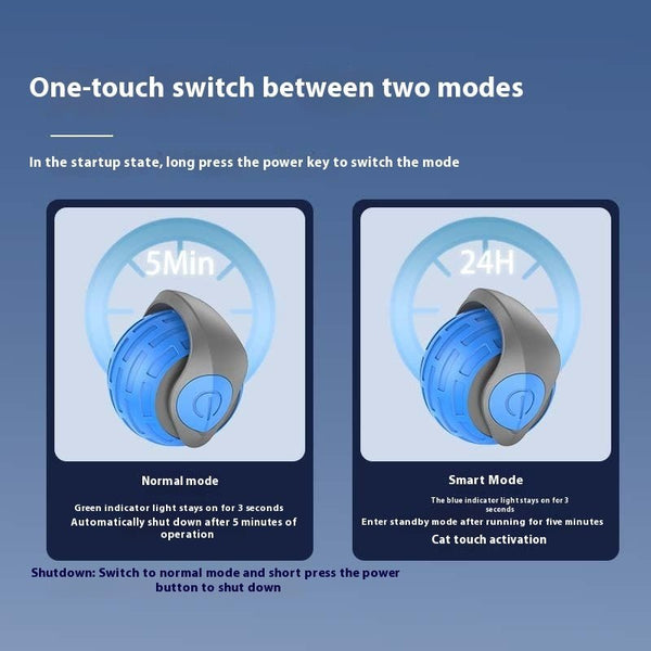 New Interactive Cat Toys Ball Auto Electric Rolling Ball Toys For Cat Kitty Pets Smart Automatic Teaser USB Rechargeable Cat Toy Pet Products - Yahko Merchandise