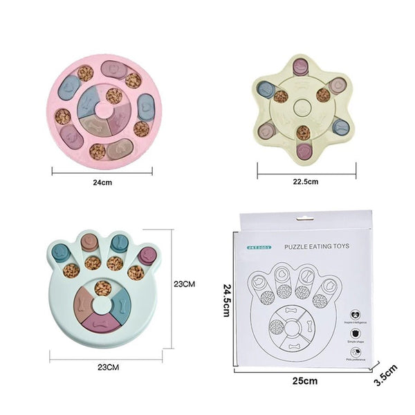 New Interactive Toy IQ Training Pets Slow Feeder Bowl Puzzle Eating - Yahko Merchandise