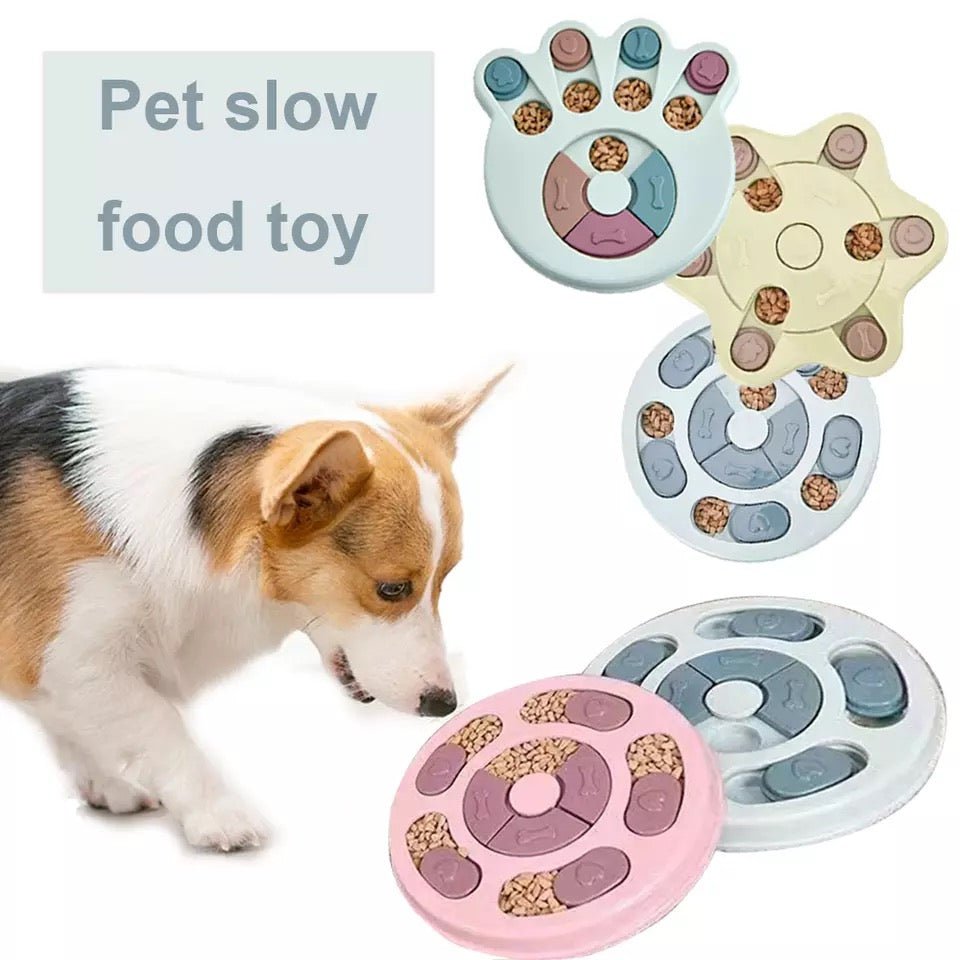 New Interactive Toy IQ Training Pets Slow Feeder Bowl Puzzle Eating - Yahko Merchandise