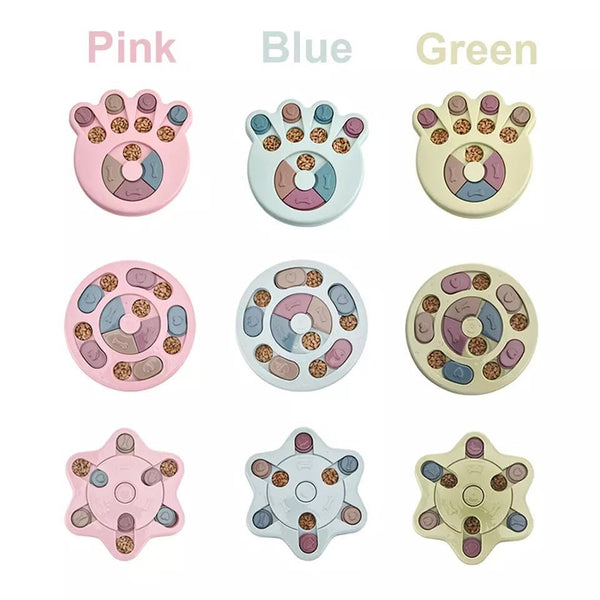 New Interactive Toy IQ Training Pets Slow Feeder Bowl Puzzle Eating - Yahko Merchandise