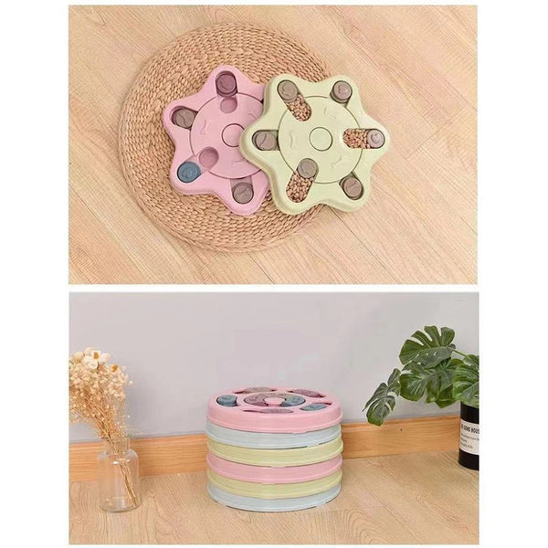 New Interactive Toy IQ Training Pets Slow Feeder Bowl Puzzle Eating - Yahko Merchandise