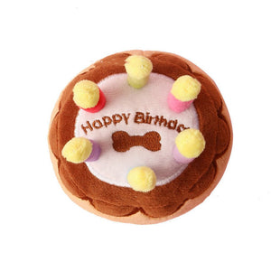 New Product Pet Plush Toy Pet Birthday Candle Cake - Yahko Merchandise