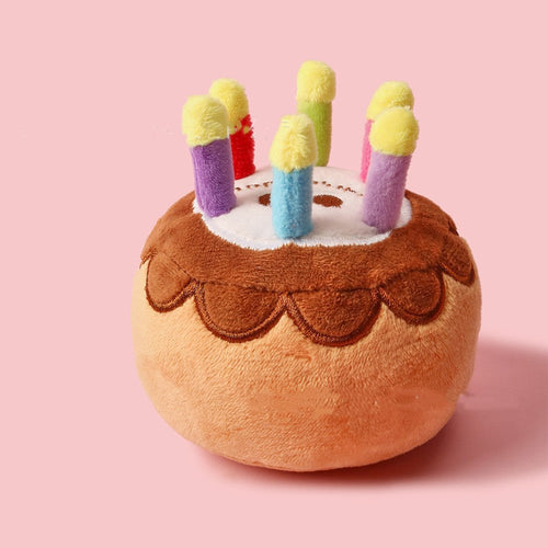 New Product Pet Plush Toy Pet Birthday Candle Cake - Yahko Merchandise