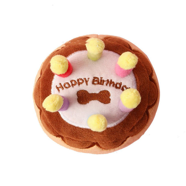 New Product Pet Plush Toy Pet Birthday Candle Cake - Yahko Merchandise