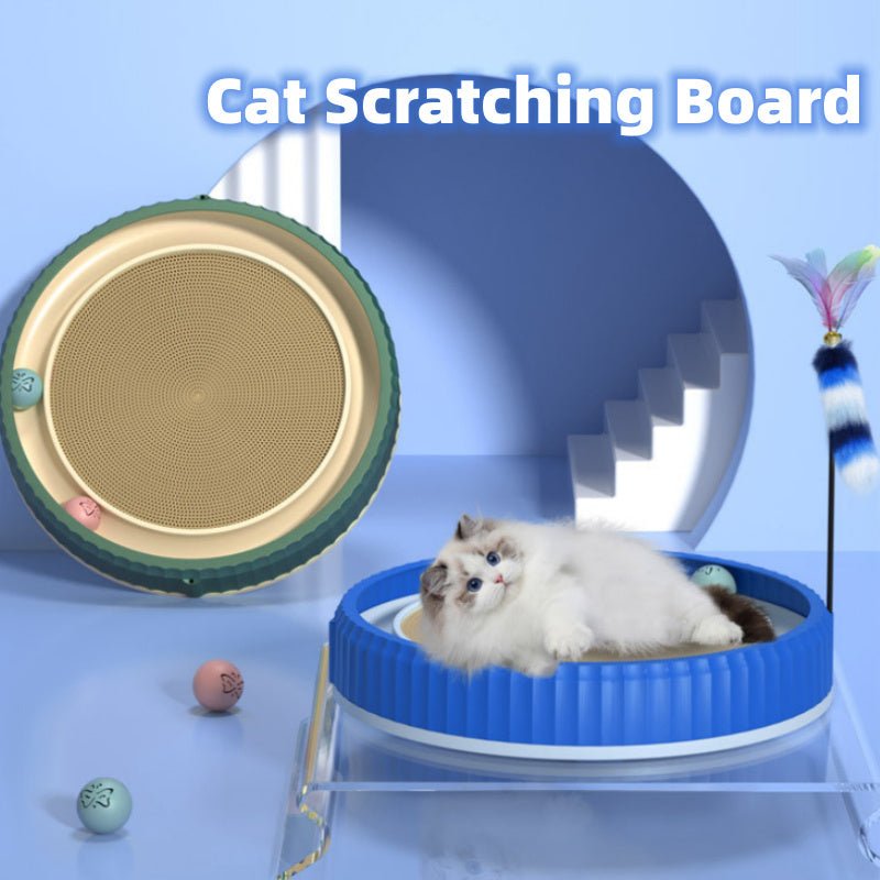 NEW Round Cat Scratching Board Wear - resistant Anti - scratch Claw Grinder Furniture Protector Pet Products - Yahko Merchandise