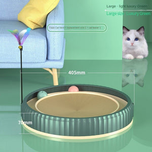 NEW Round Cat Scratching Board Wear - resistant Anti - scratch Claw Grinder Furniture Protector Pet Products - Yahko Merchandise