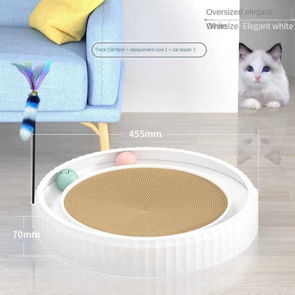 NEW Round Cat Scratching Board Wear - resistant Anti - scratch Claw Grinder Furniture Protector Pet Products - Yahko Merchandise