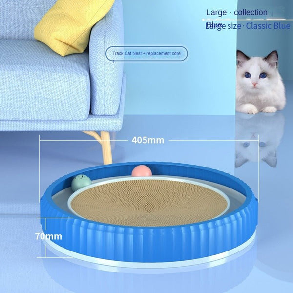 NEW Round Cat Scratching Board Wear - resistant Anti - scratch Claw Grinder Furniture Protector Pet Products - Yahko Merchandise