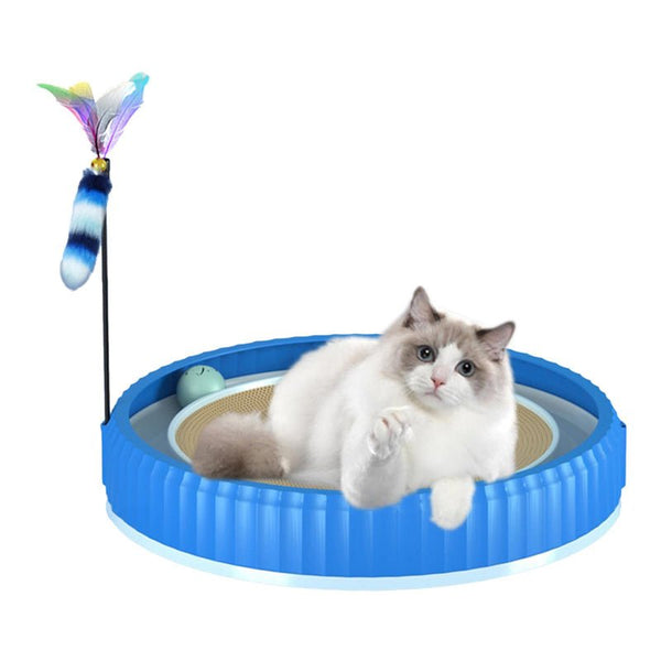 NEW Round Cat Scratching Board Wear - resistant Anti - scratch Claw Grinder Furniture Protector Pet Products - Yahko Merchandise
