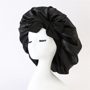 New Silk Bonnet For Sleeping Women Satin Bonnet Hair Bonnet Night Sleep Cap Scarf Wrap For Curly Hair With Tie Band For Curly Hair - Yahko Merchandise