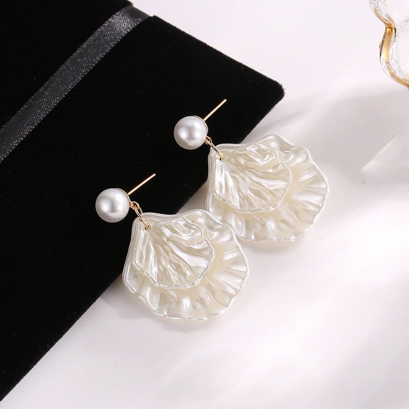 New Style Pearl Shell Earrings For Ladies - Yahko Merchandise