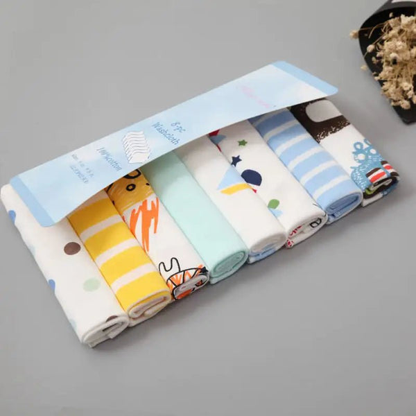 Newborn Cotton Gauze Baby Feeding Towels - 8 Packs - Yahko Merchandise