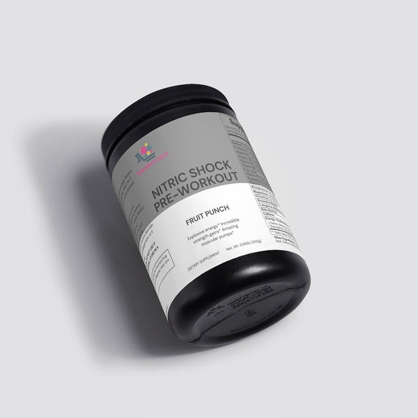 Nitric Shock Pre Workout Strength, Energy, Endurance, And Mental Focus Booster - Yahko Merchandise