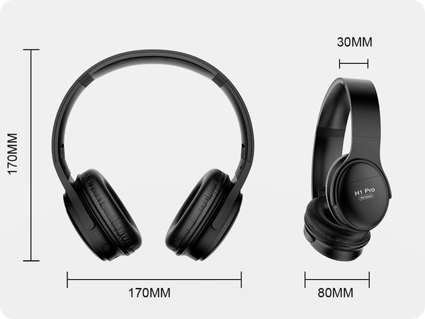 Noise Canceling Stereo Foldable Bluetooth V5.0 Wireless Headphones - Yahko Merchandise