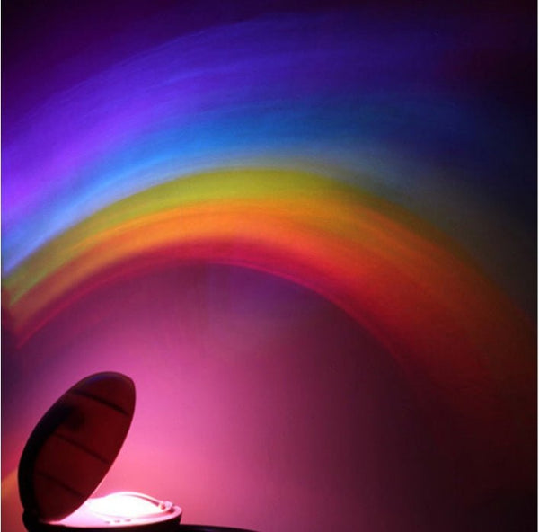 Novelty LED Romantic Sky Rainbow Colorful Projection Night Light - Yahko Merchandise