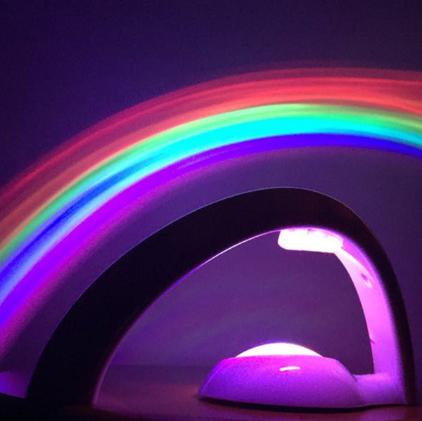 Novelty LED Romantic Sky Rainbow Colorful Projection Night Light - Yahko Merchandise
