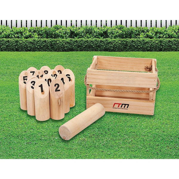 Number Toss Wooden Set Outdoor Games with Carry Case - Yahko Merchandise
