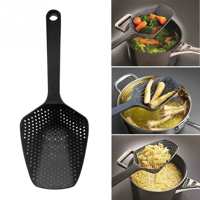 Nylon Strainer Large Scoop Colander Kitchen Appliances Spoon Shovel Soup Spoon Filter Cooking Tools Home Kitchen Accessories - Yahko Merchandise