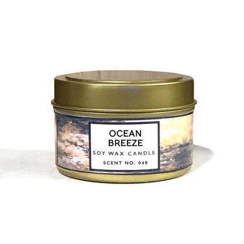 Ocean Breeze Scented Soy Wax Candle - Yahko Merchandise