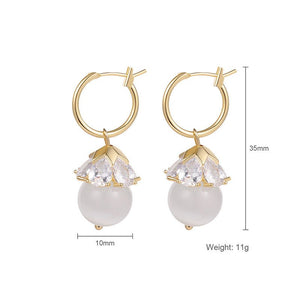 Opal Butterfly Stud Earrings Women - Yahko Merchandise