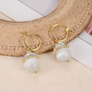 Opal Butterfly Stud Earrings Women - Yahko Merchandise