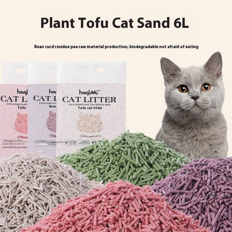 Original Tofu Cat Litter 6L Green Tea Mixed Plant - Yahko Merchandise