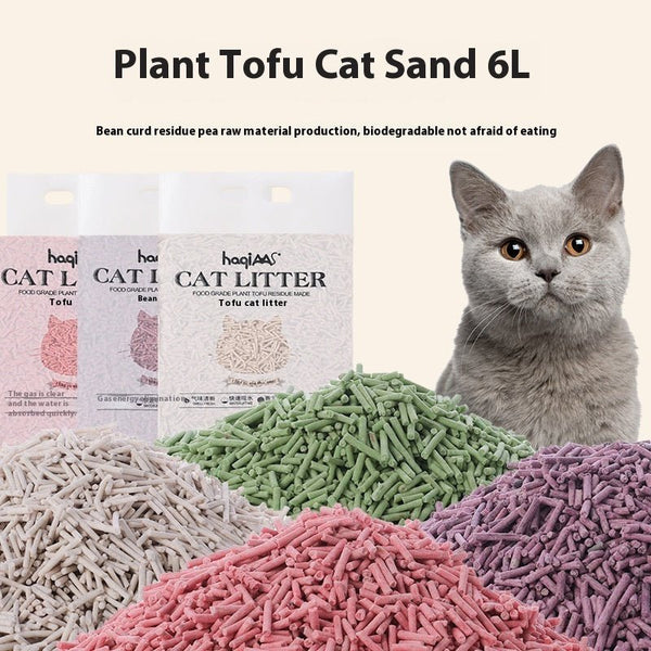 Original Tofu Cat Litter 6L Green Tea Mixed Plant - Yahko Merchandise