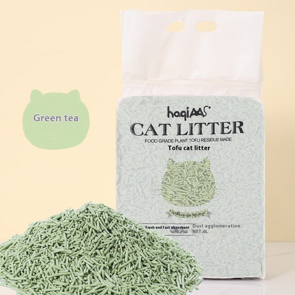 Original Tofu Cat Litter 6L Green Tea Mixed Plant - Yahko Merchandise
