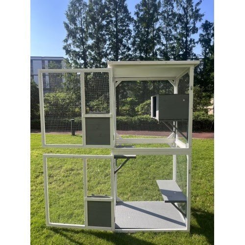Outdoor Indoor Cat Pet Climbing Frame Game Cage Cute Large Space - Yahko Merchandise