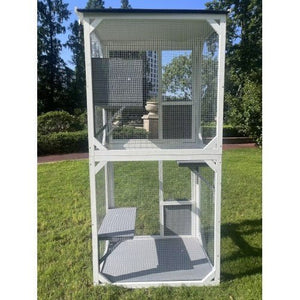 Outdoor Indoor Cat Pet Climbing Frame Game Cage Cute Large Space - Yahko Merchandise