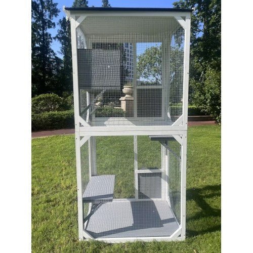 Outdoor Indoor Cat Pet Climbing Frame Game Cage Cute Large Space - Yahko Merchandise