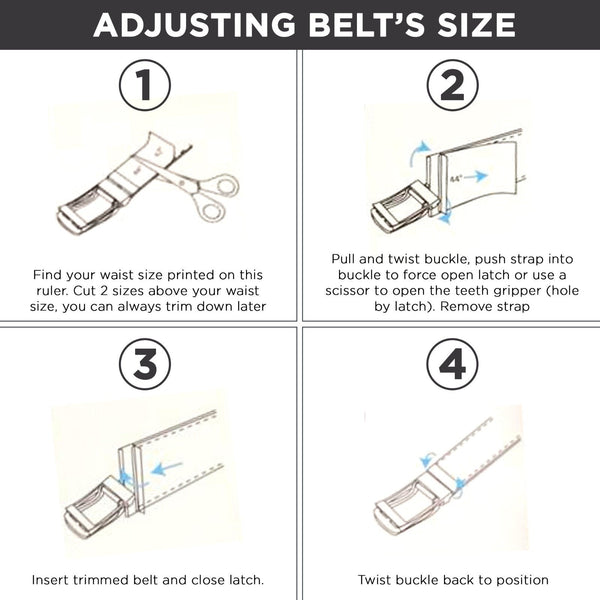 Patented Reversible Ratchet Belt 2 Colors (1 Belt) - Yahko Merchandise