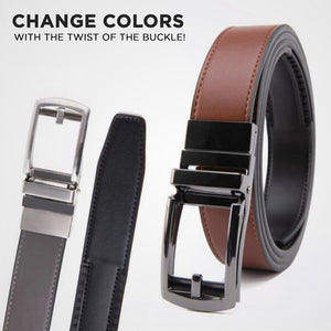 Patented Reversible Ratchet Belt 2 Colors (1 Belt) - Yahko Merchandise