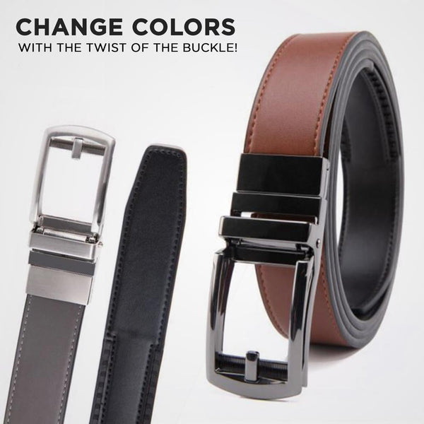 Patented Reversible Ratchet Belt 2 Colors (1 Belt) - Yahko Merchandise