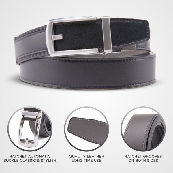 Patented Reversible Ratchet Belt 2 Colors (1 Belt) - Yahko Merchandise