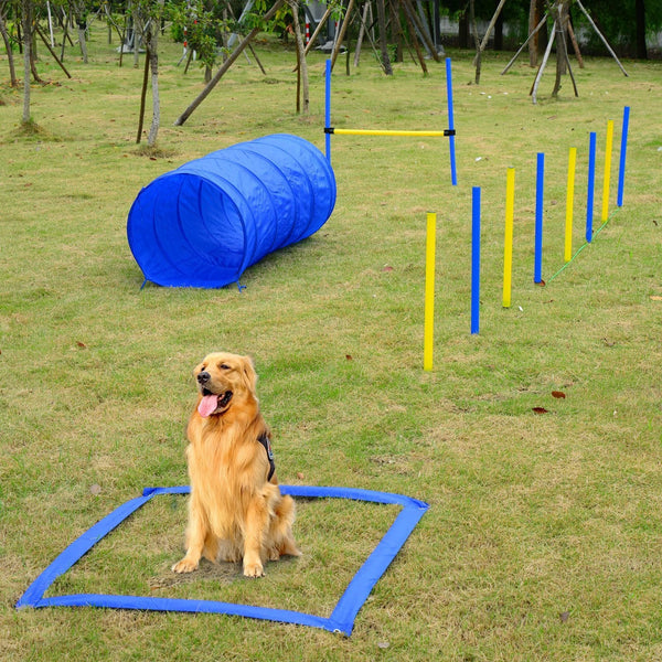 PawHut Dog Agility Starter Kit Pet Outdoor Exercise Training Set - Yahko Merchandise