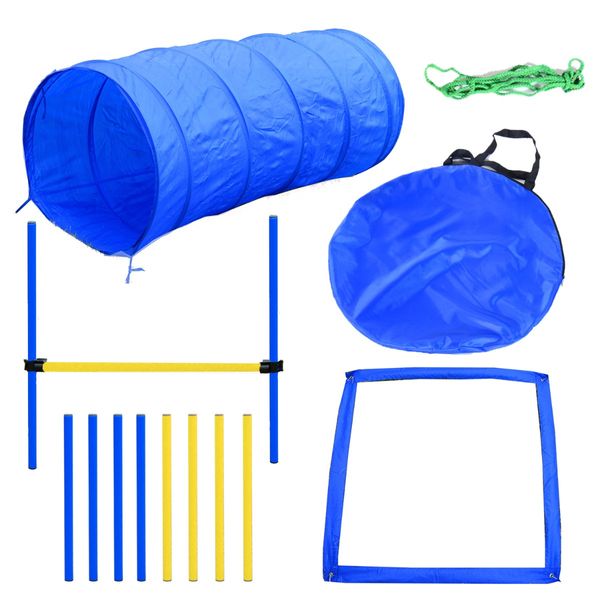 PawHut Dog Agility Starter Kit Pet Outdoor Exercise Training Set - Yahko Merchandise