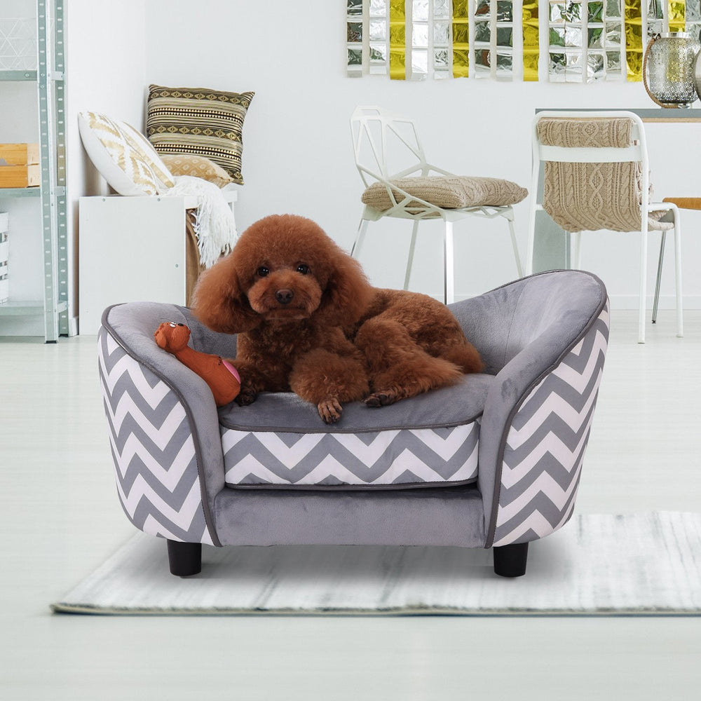 PawHut Pet Soft Warm Sofa Elevated Dog Puppy Sleeping Bed Bed Raised - Yahko Merchandise
