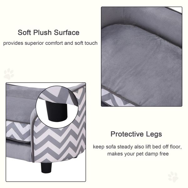 PawHut Pet Soft Warm Sofa Elevated Dog Puppy Sleeping Bed Bed Raised - Yahko Merchandise