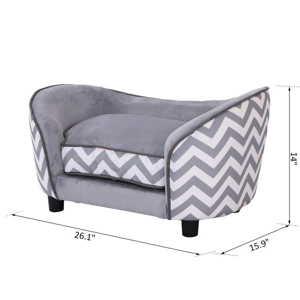 PawHut Pet Soft Warm Sofa Elevated Dog Puppy Sleeping Bed Bed Raised - Yahko Merchandise
