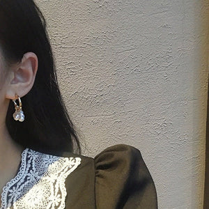 Pearl tassel earrings simple earrings - Yahko Merchandise