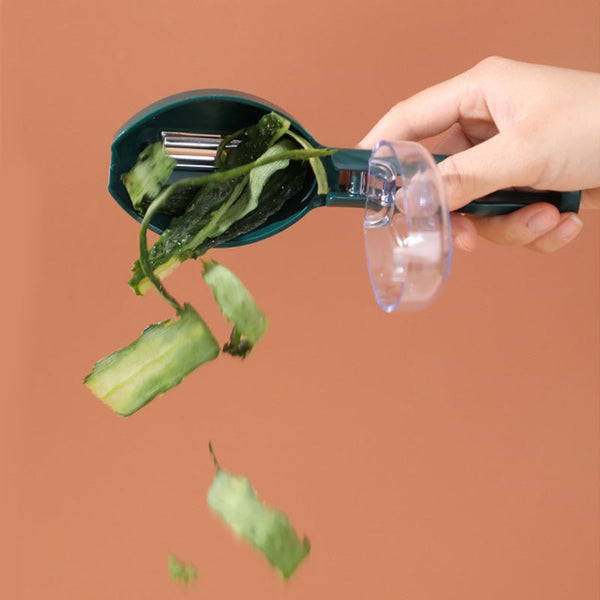 Peeling Knife With Storage Lid Fruit And Potato Peeler Kitchen Gadgets - Yahko Merchandise