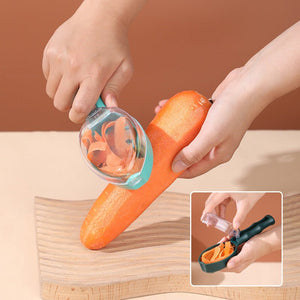 Peeling Knife With Storage Lid Fruit And Potato Peeler Kitchen Gadgets - Yahko Merchandise