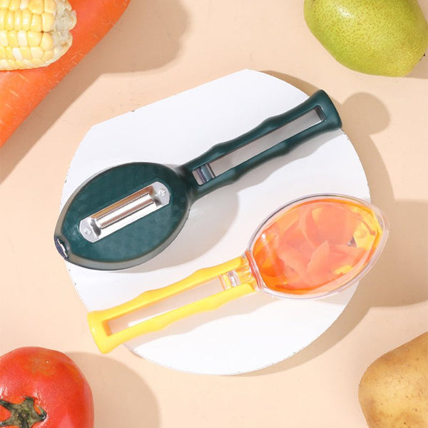 Peeling Knife With Storage Lid Fruit And Potato Peeler Kitchen Gadgets - Yahko Merchandise