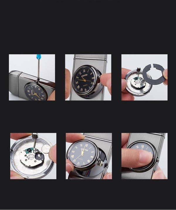 Personalized Creative Multifunctional Electronic Watch Cigarette Lighter - in - one Body Multi - purpose LED Flashing Lamp Gift Lighter - Yahko Merchandise