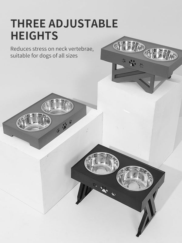 Pet Bowl Dog Bowl Pet Feeder Stainless Steel Bowl Folding Bowl - Yahko Merchandise